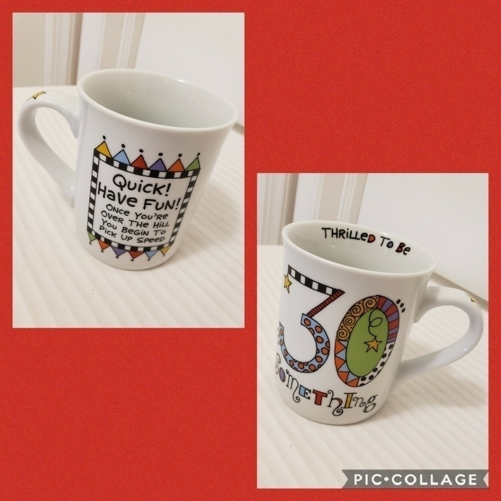 Lorrie Veasey "30 Something" Coffee Mug, colorful, fun